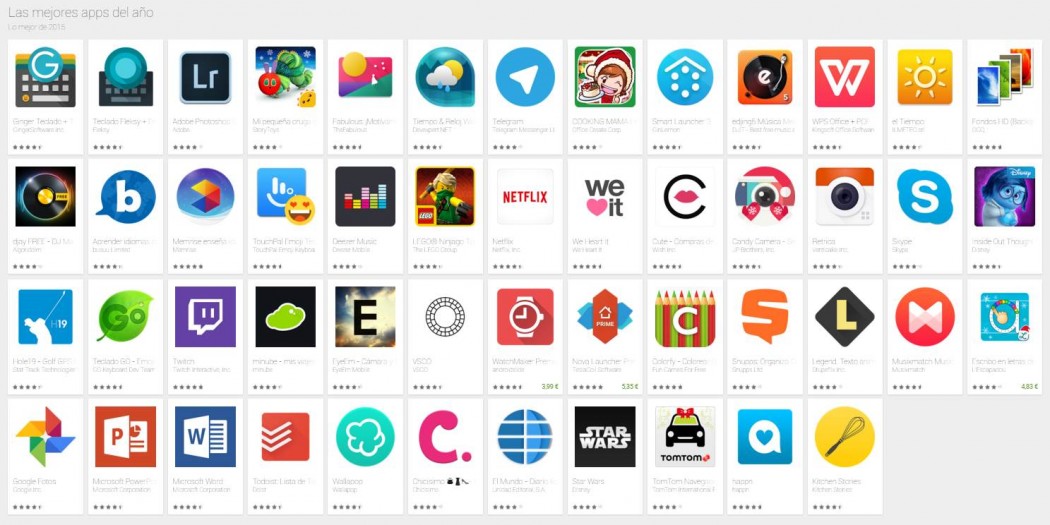 Las Mejores Aplicaciones Android De 2015 Y 2016