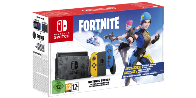 Nuevo pack Nintendo Switch Fortnite edición especial a