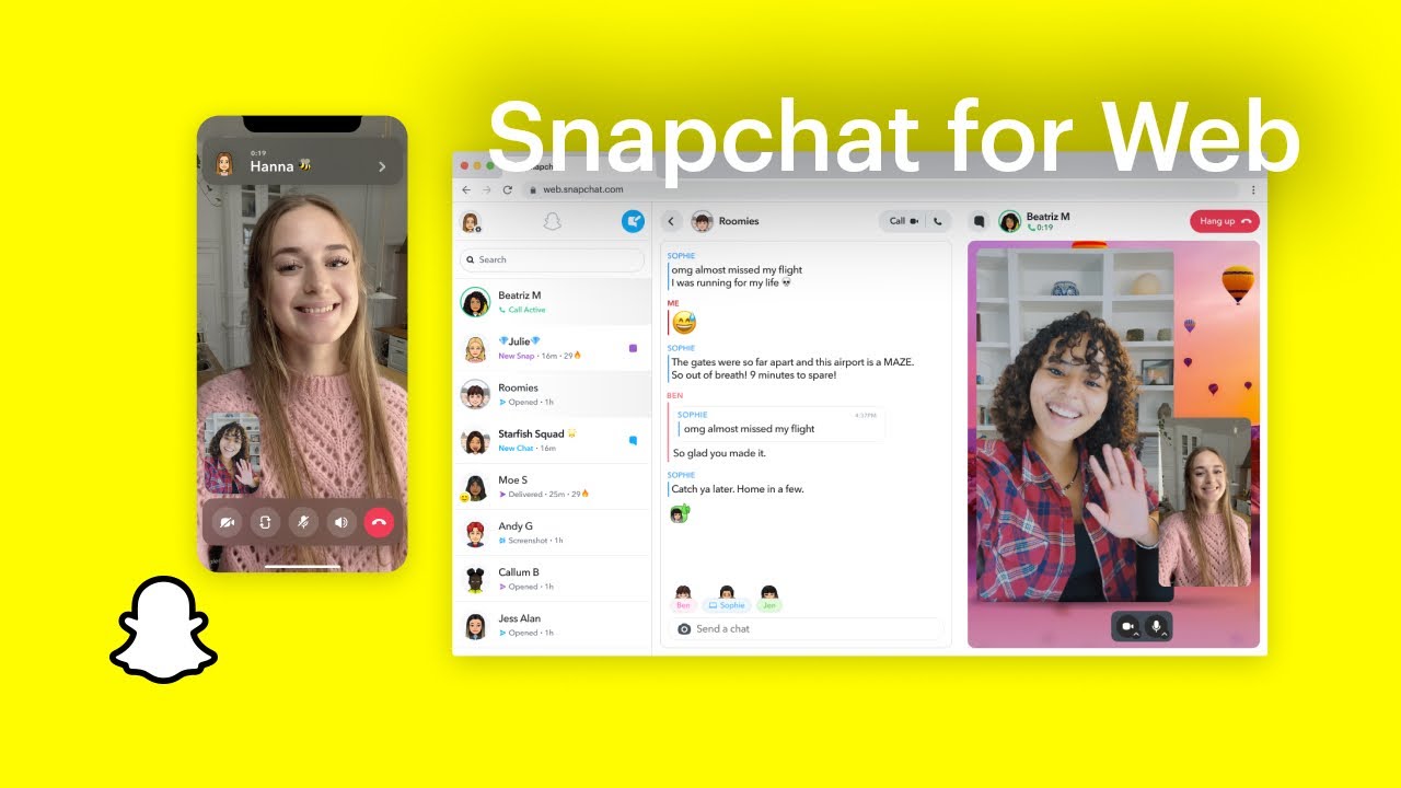 Snapchat hits the web