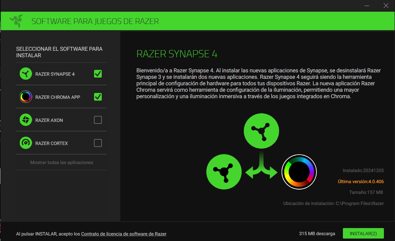 synapse 4 razer